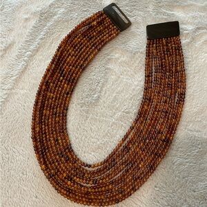 Gerda Lynggaard Monies 11 strand statement necklace